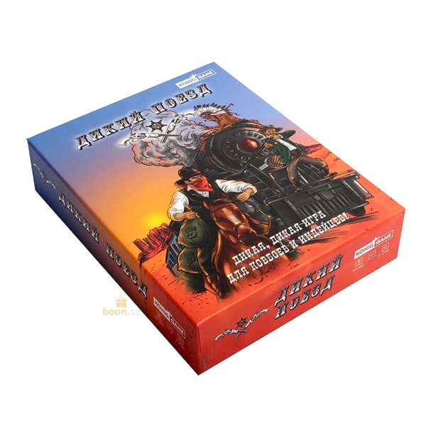 Настольная игра "Дикий поезд"